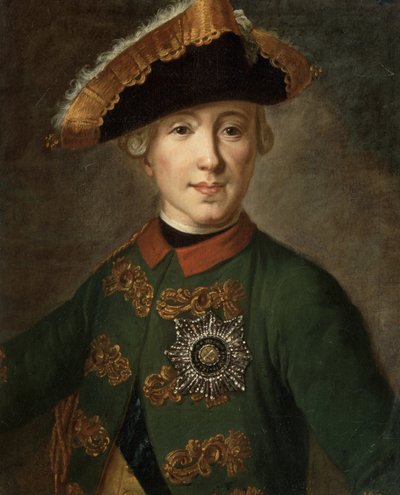 Portrait of Tsar Peter III by Fedor Stepanovich Rokotov